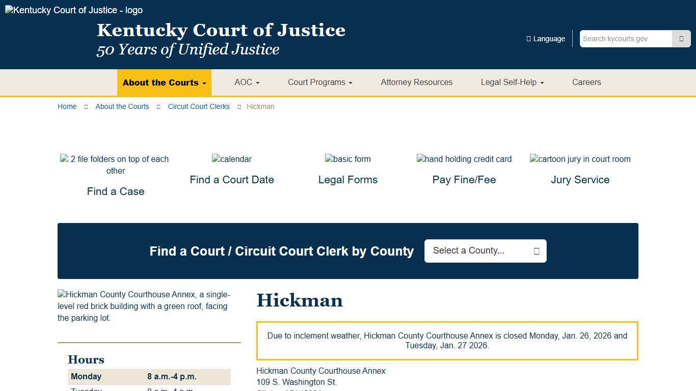 Hickman - Kentucky Court of Justice